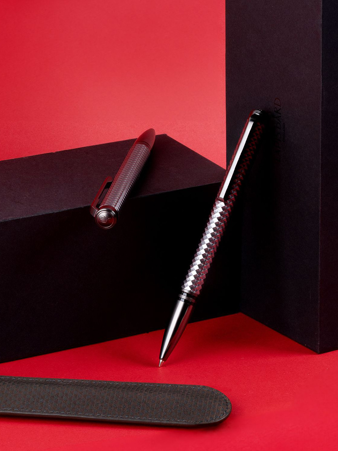 Lapis Bard Titanium Contemporary Torque Special Edition Ballpoint Pen