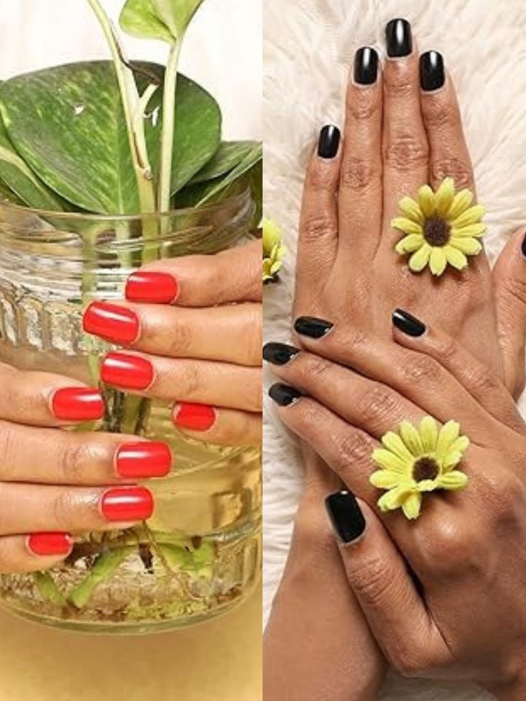 LICK Women Pack Of 2 Nail Art Nail Extension Acrylic Press on Nails