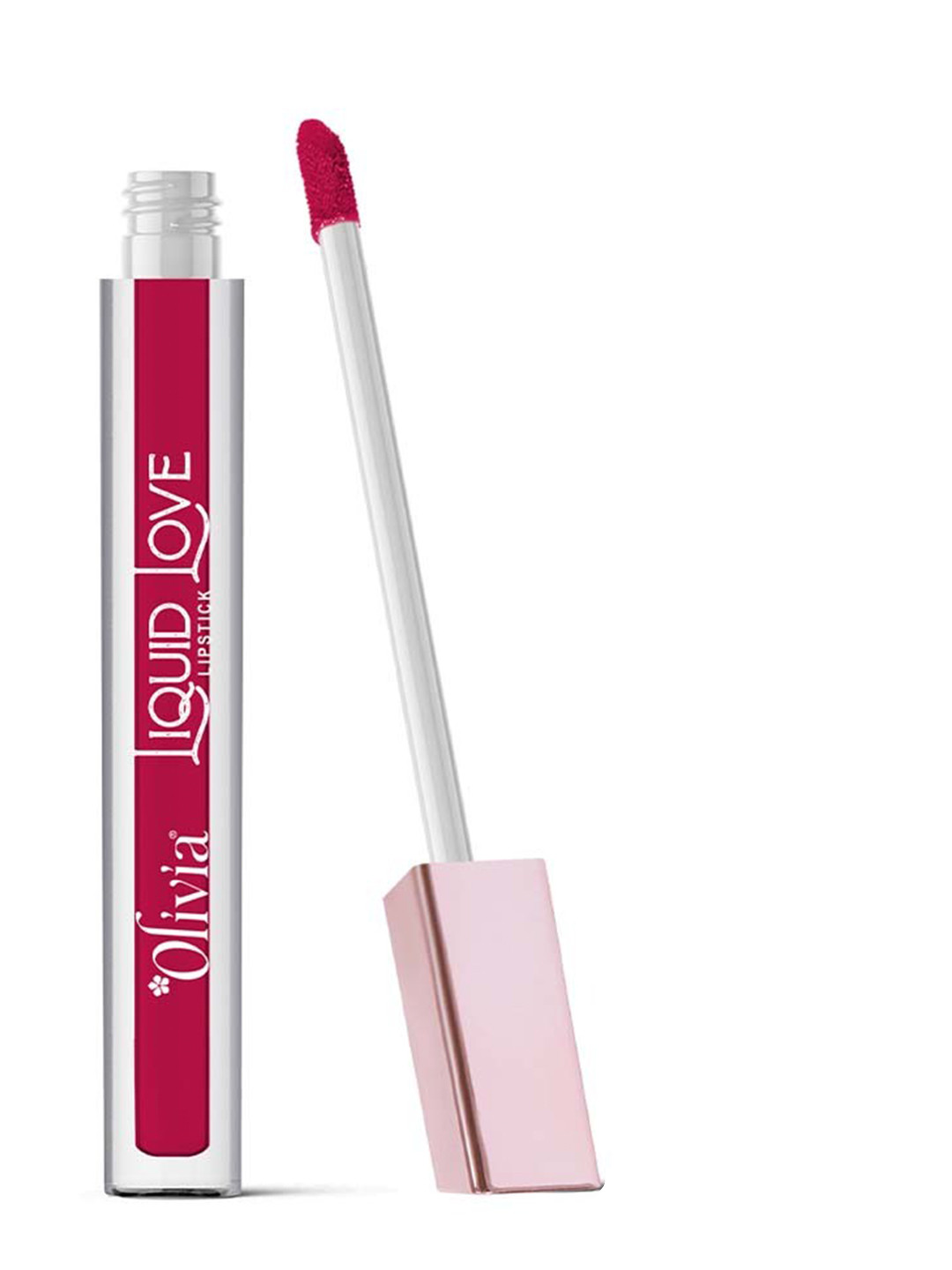 Olivia Liquid Love Long-Lasting Matte Lipstick - Shock Me Pink 07 2 ml