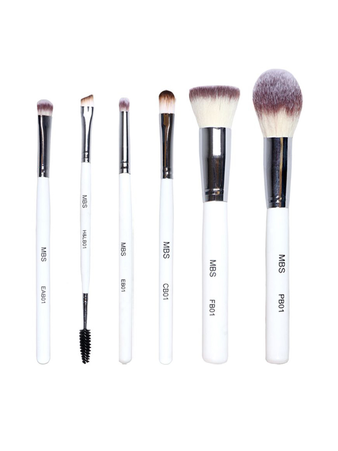Makeup By Siti Set Of 6 Face & Eye Makeup Brushes