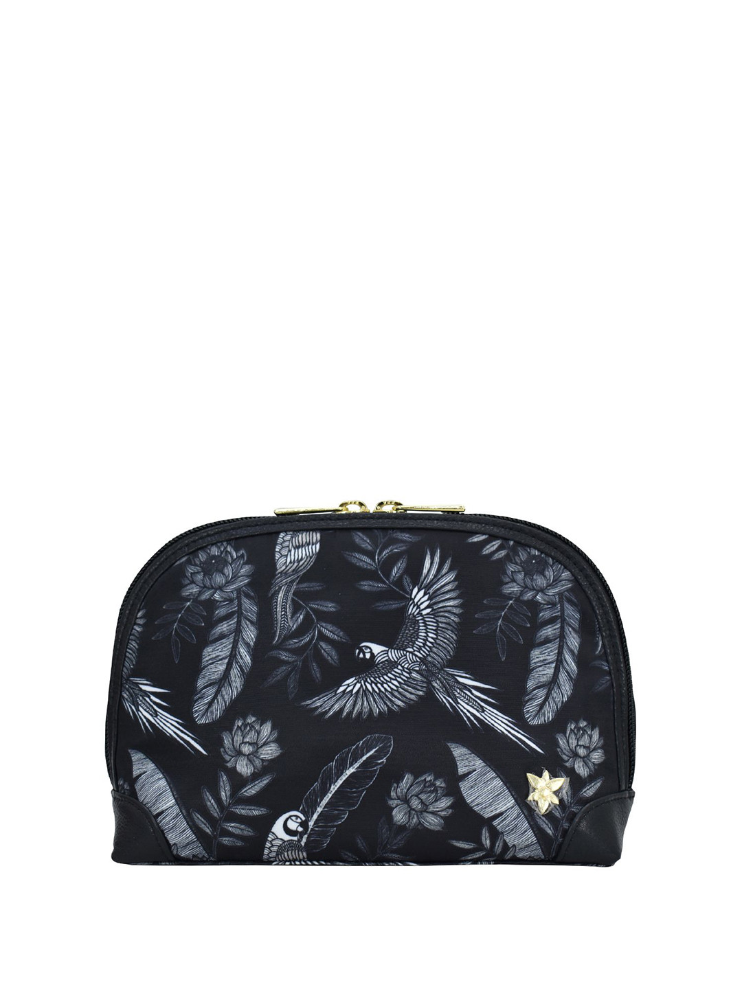 Anuschka Women Floral Printed Zip Detail Envelope