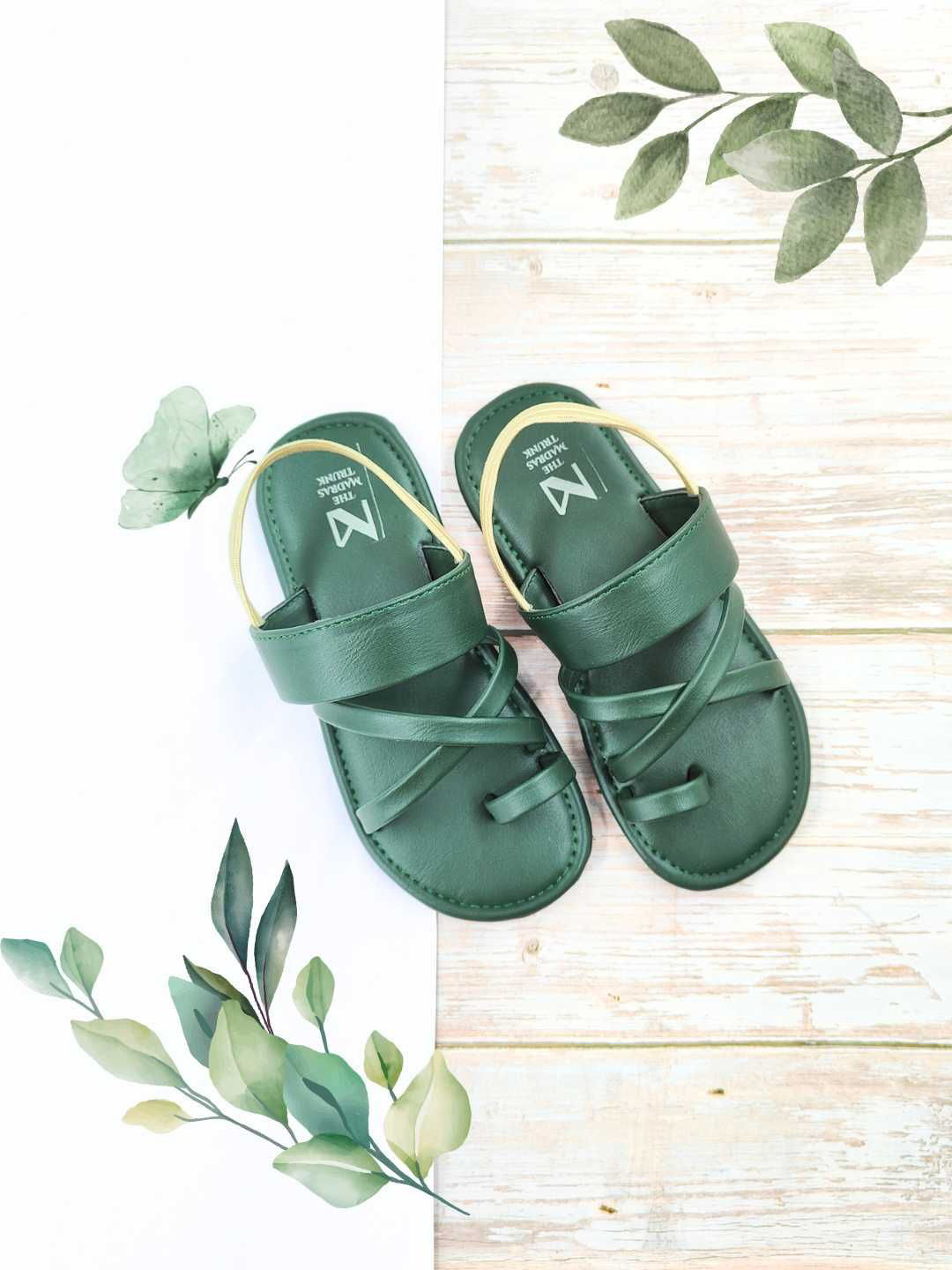 THE MADRAS TRUNK Unisex Kids Fisherman Sandals
