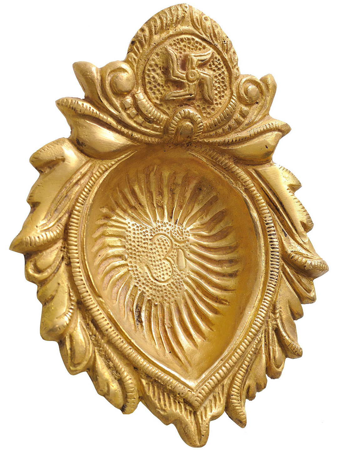 Exotic India Brass Oil Lamp