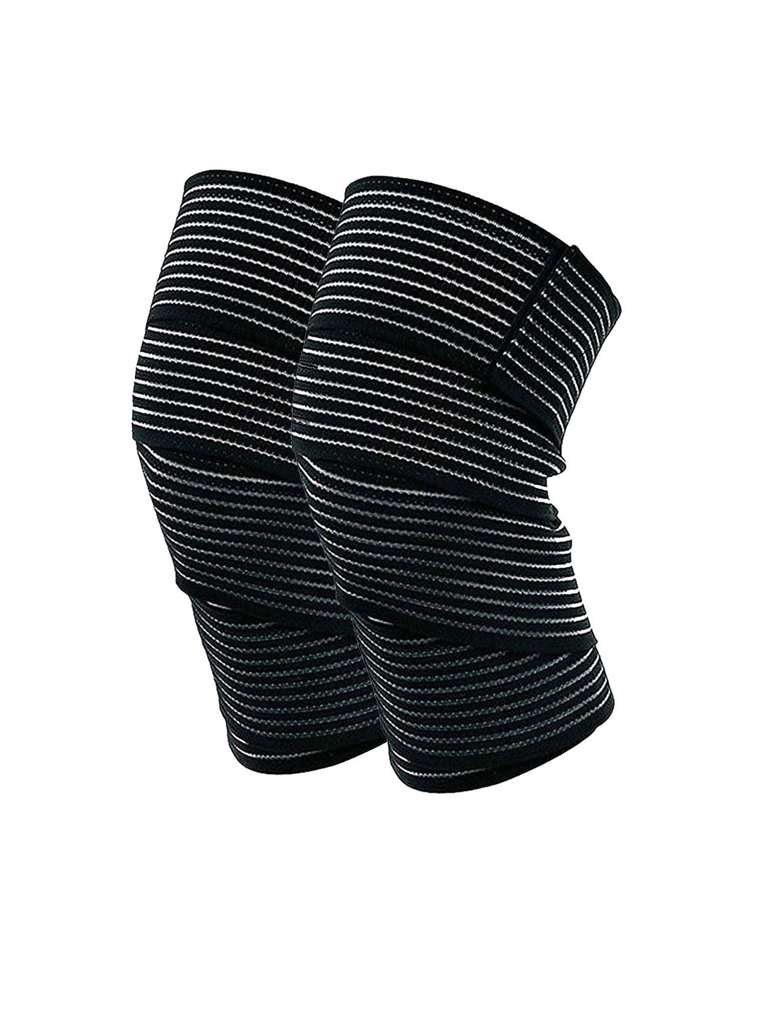 STRAUSS Pack of 2  Knee Compression Bandage Wraps