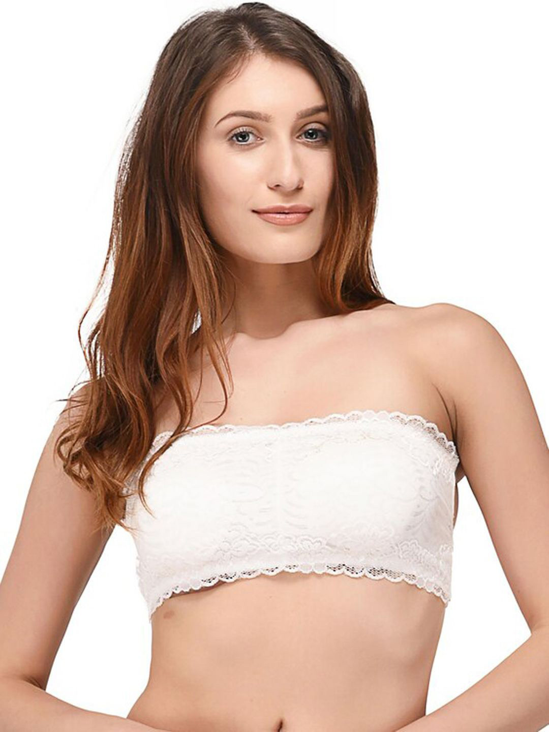 INDIROCKS Bandeau Bra Full Coverage
