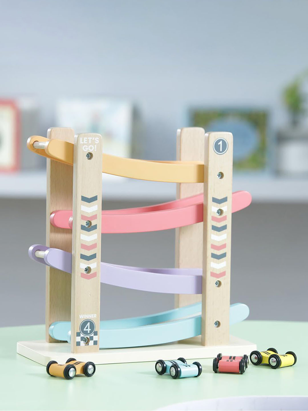 LITTLE GINNIE Kids Wooden Construction Set