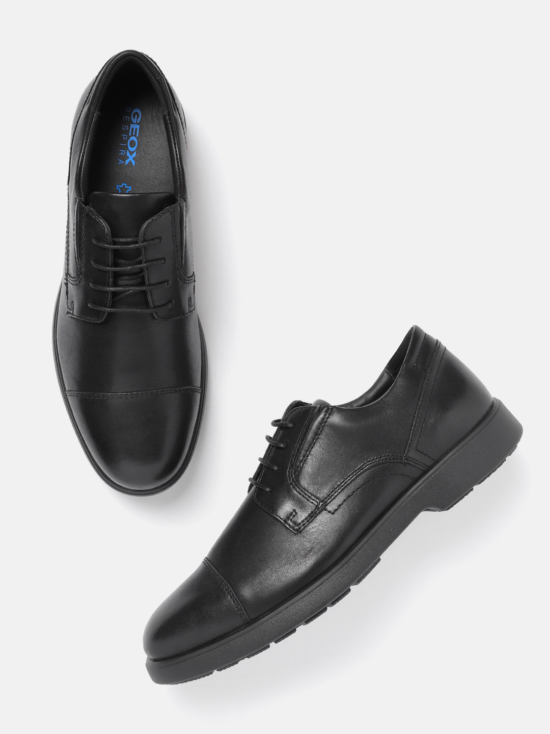 Geox Men U Spherica EC11 Leather Formal Derbys