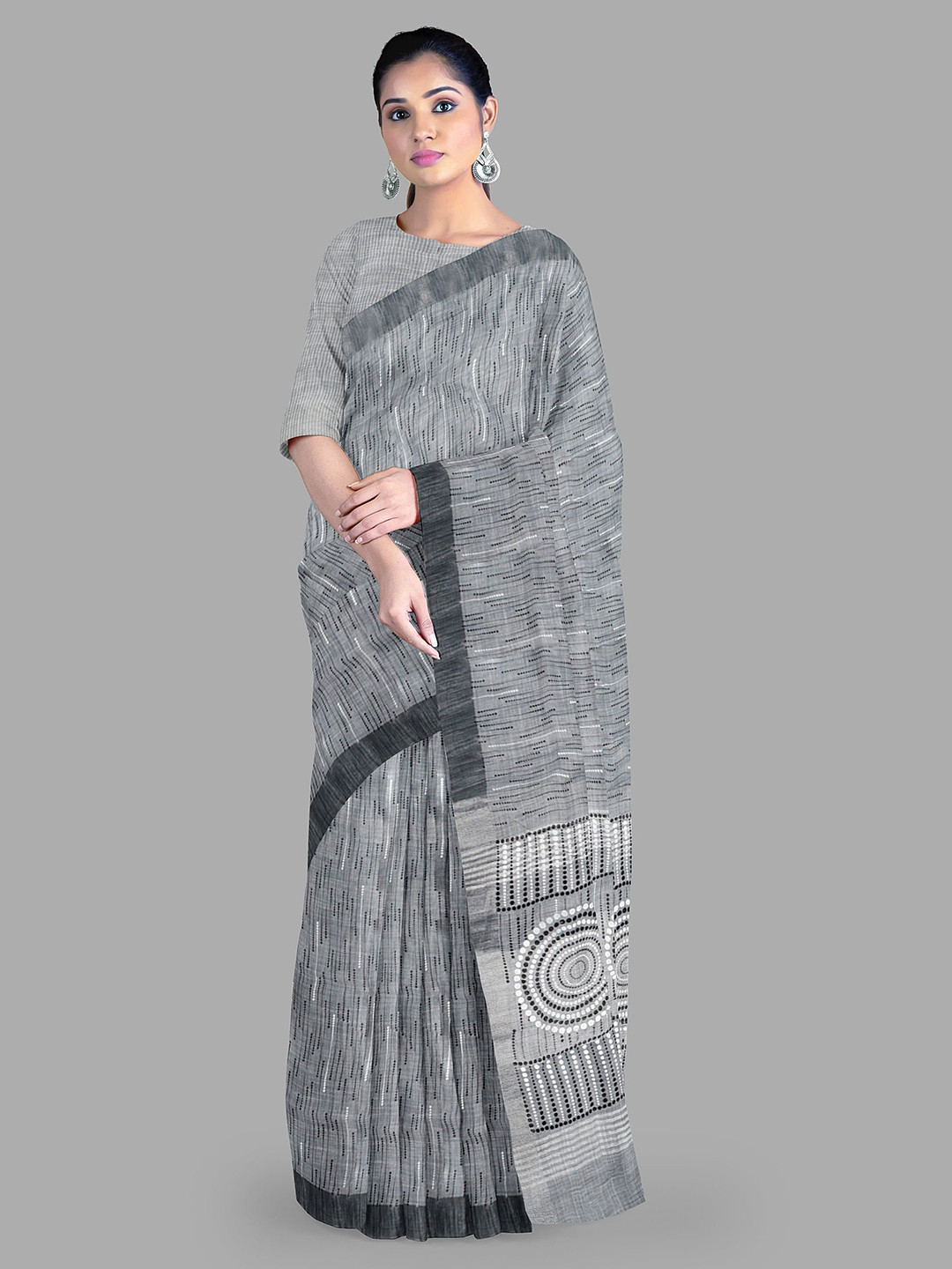 The Chennai Silks Linen Blend Saree