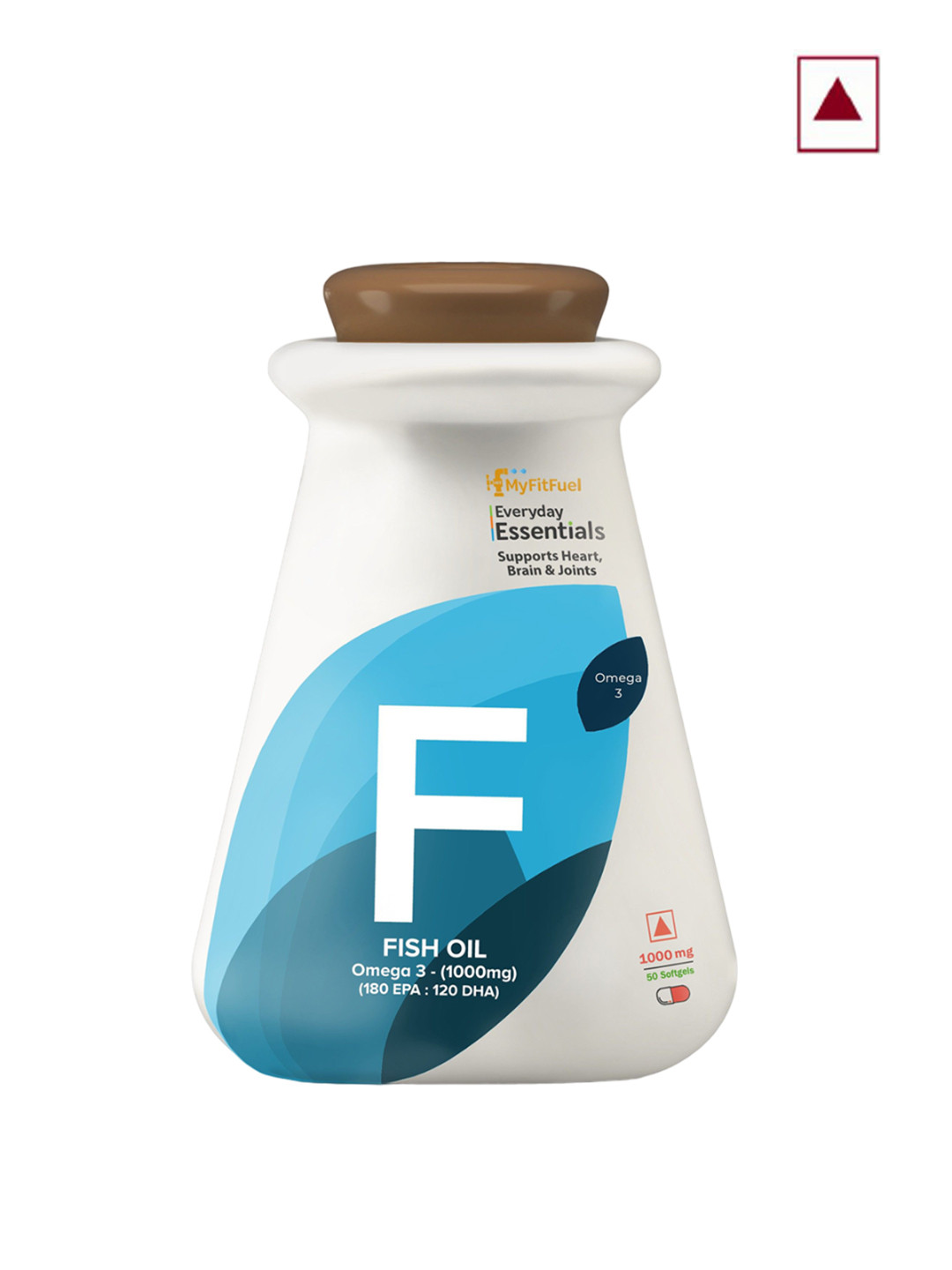 MyFitFuel Omega 3 Fish Oil 1000mg -50 Softgels Capsules