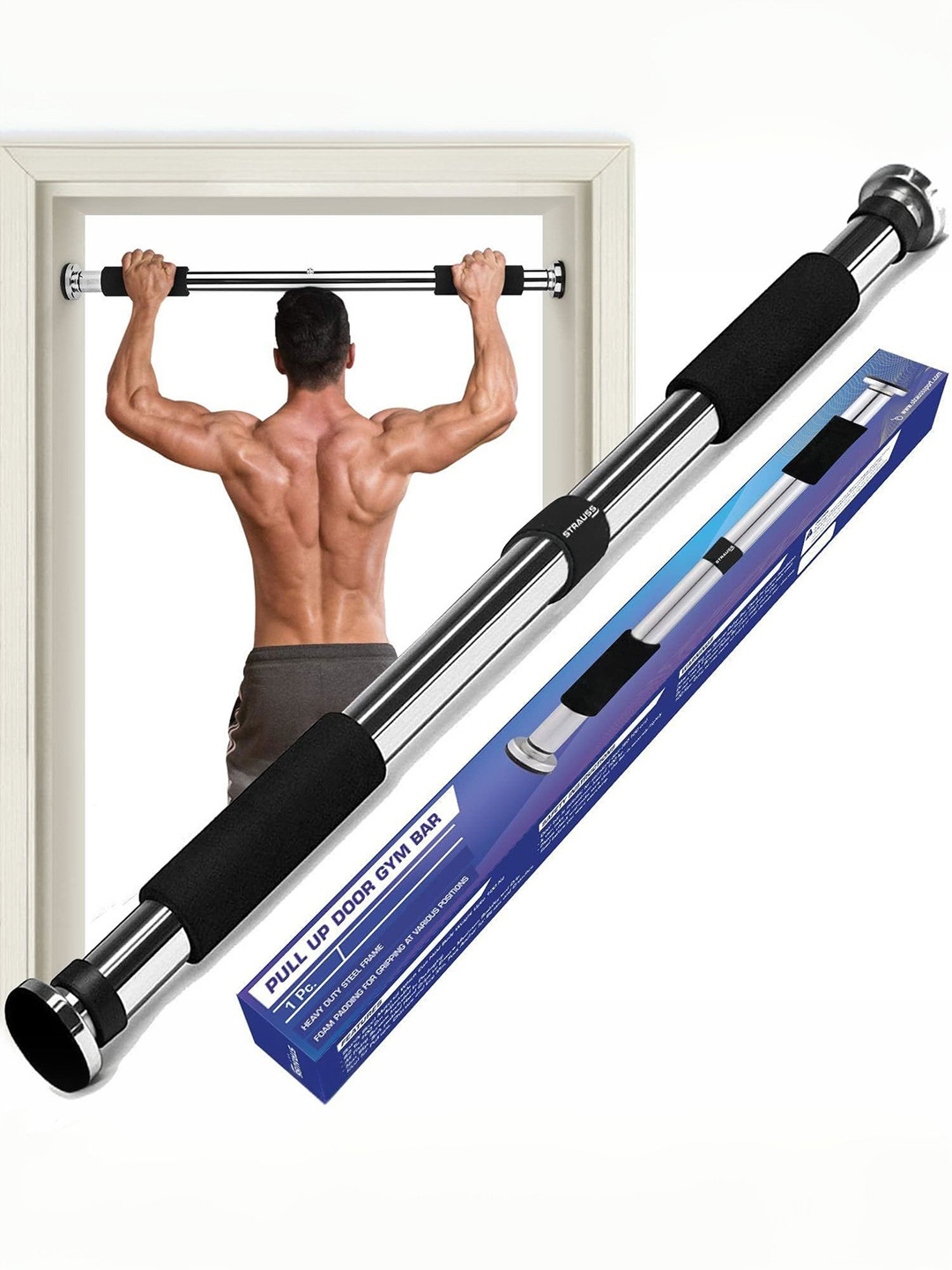 STRAUSS Pull Up Door Gym Bar