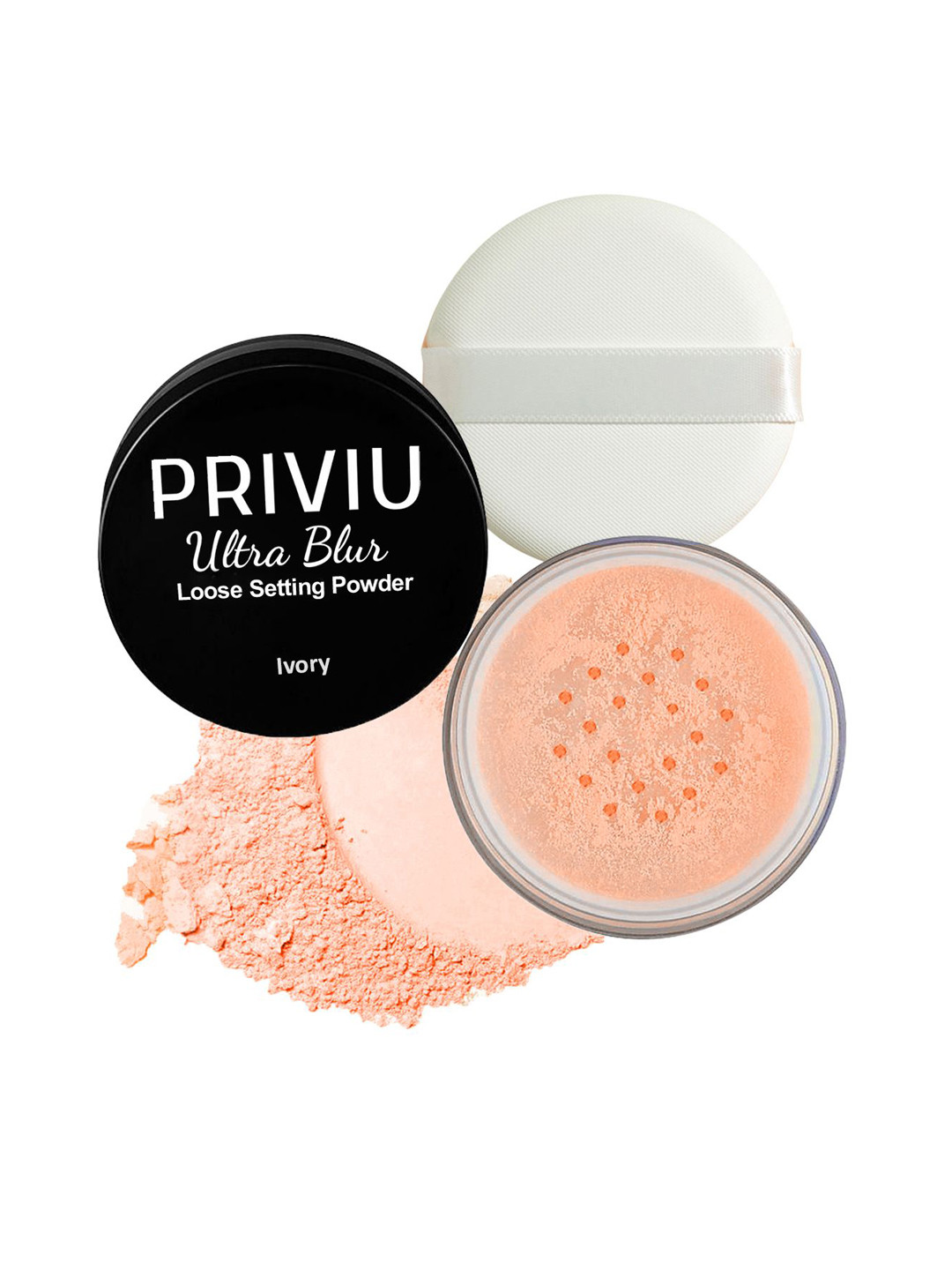 PRIVIU Ultra Blur Loose Setting Powder - 7g - Ivory