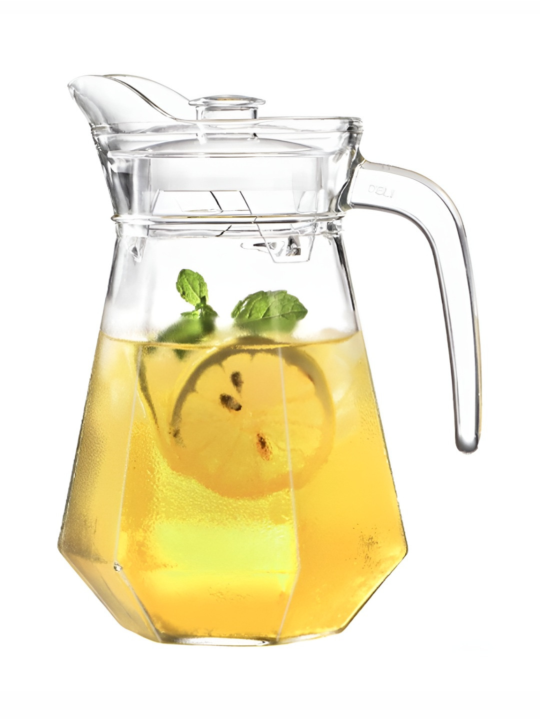 PERICAL Transparent Glass Water Jugs With Lid-1.3 L