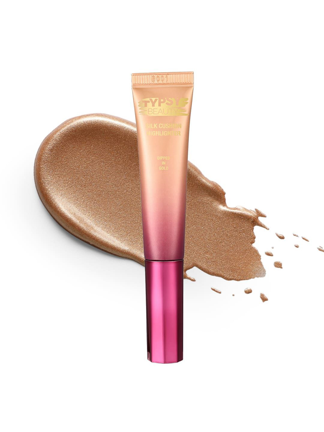 Typsy Beauty Silk Cushion Long Stay Liquid Highlighter Wand 15 ml - Dipped in Gold 28