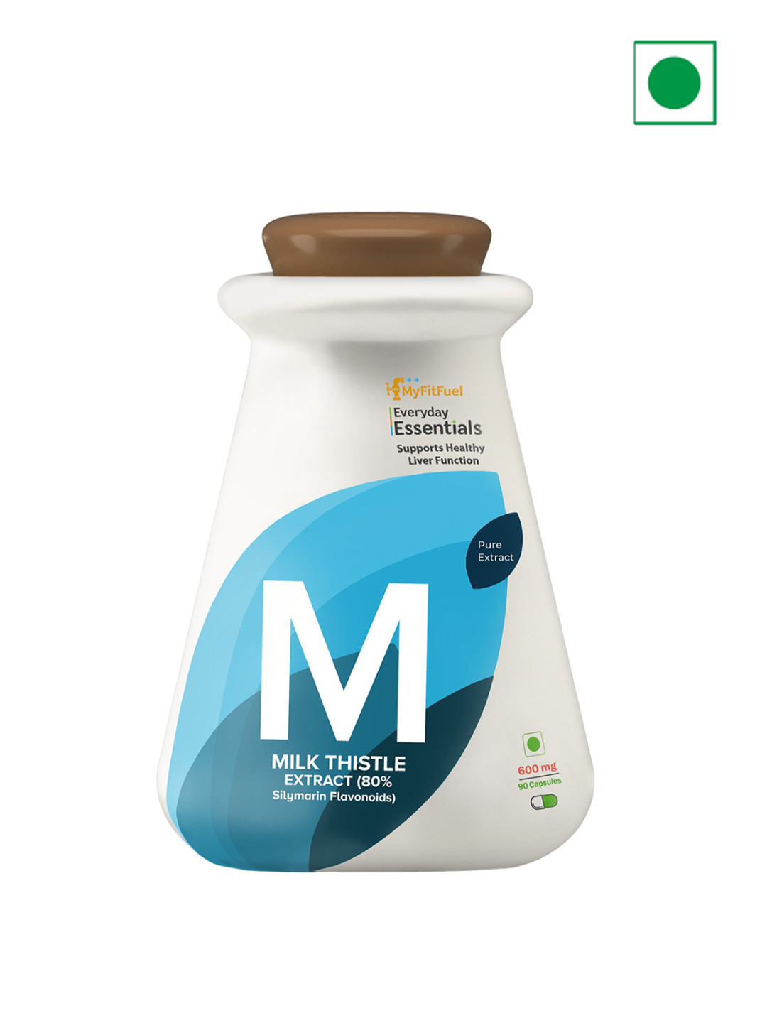 MyFitFuel Milk Thistle Extract 600mg Capsules-90 Capsules
