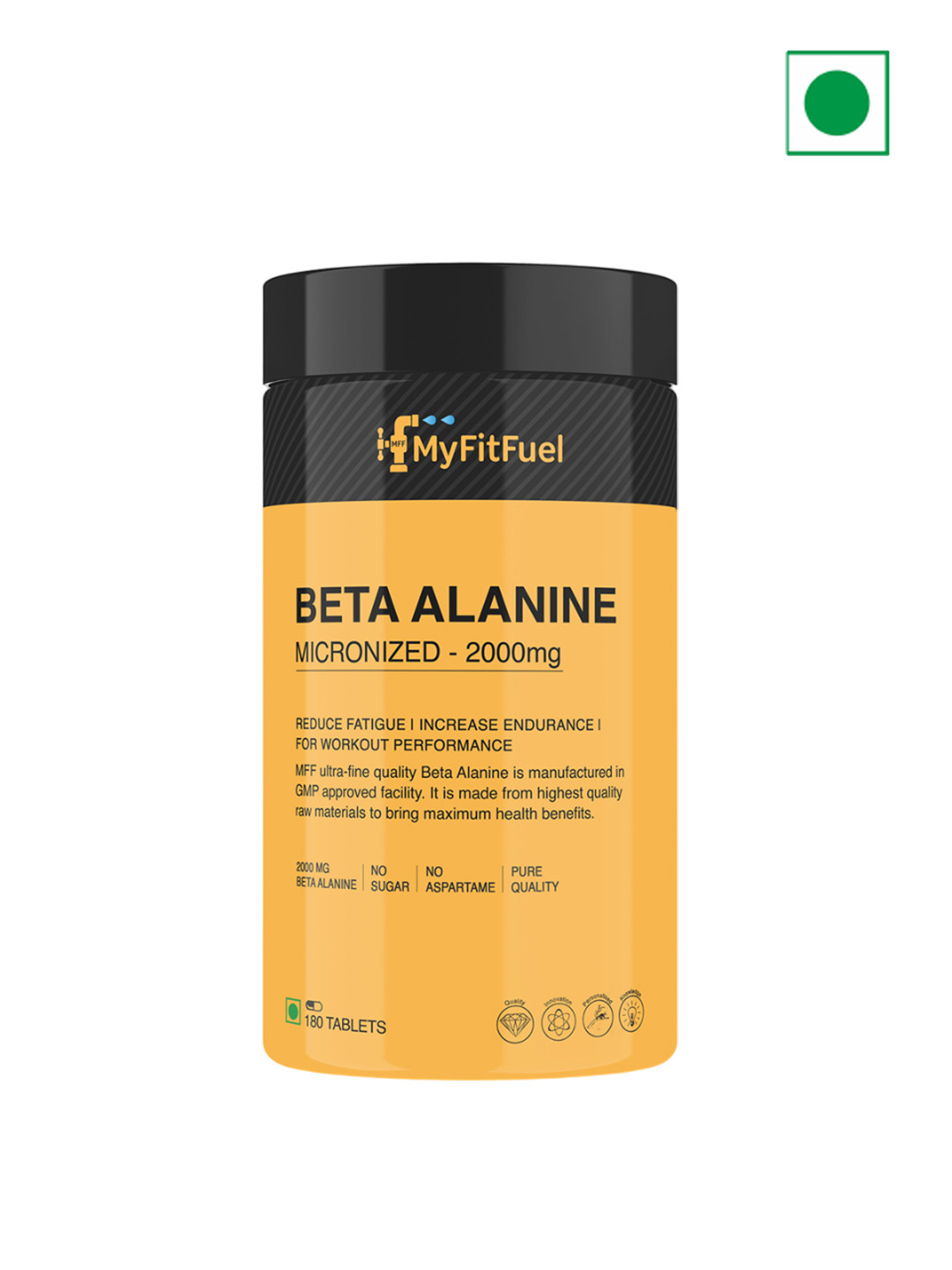 MyFitFuel Beta Alanine (2000 mg) Tablets-180 Tablets