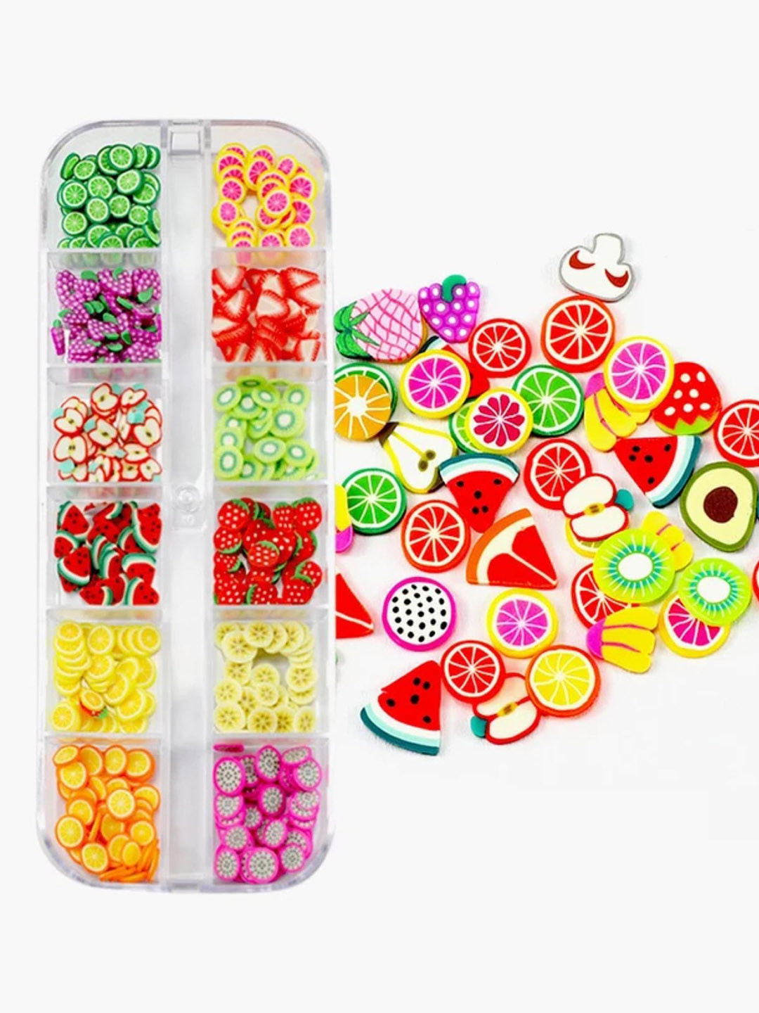 RANORE 3D Fruit Peace Nail Art Slices Decoration- 200gm