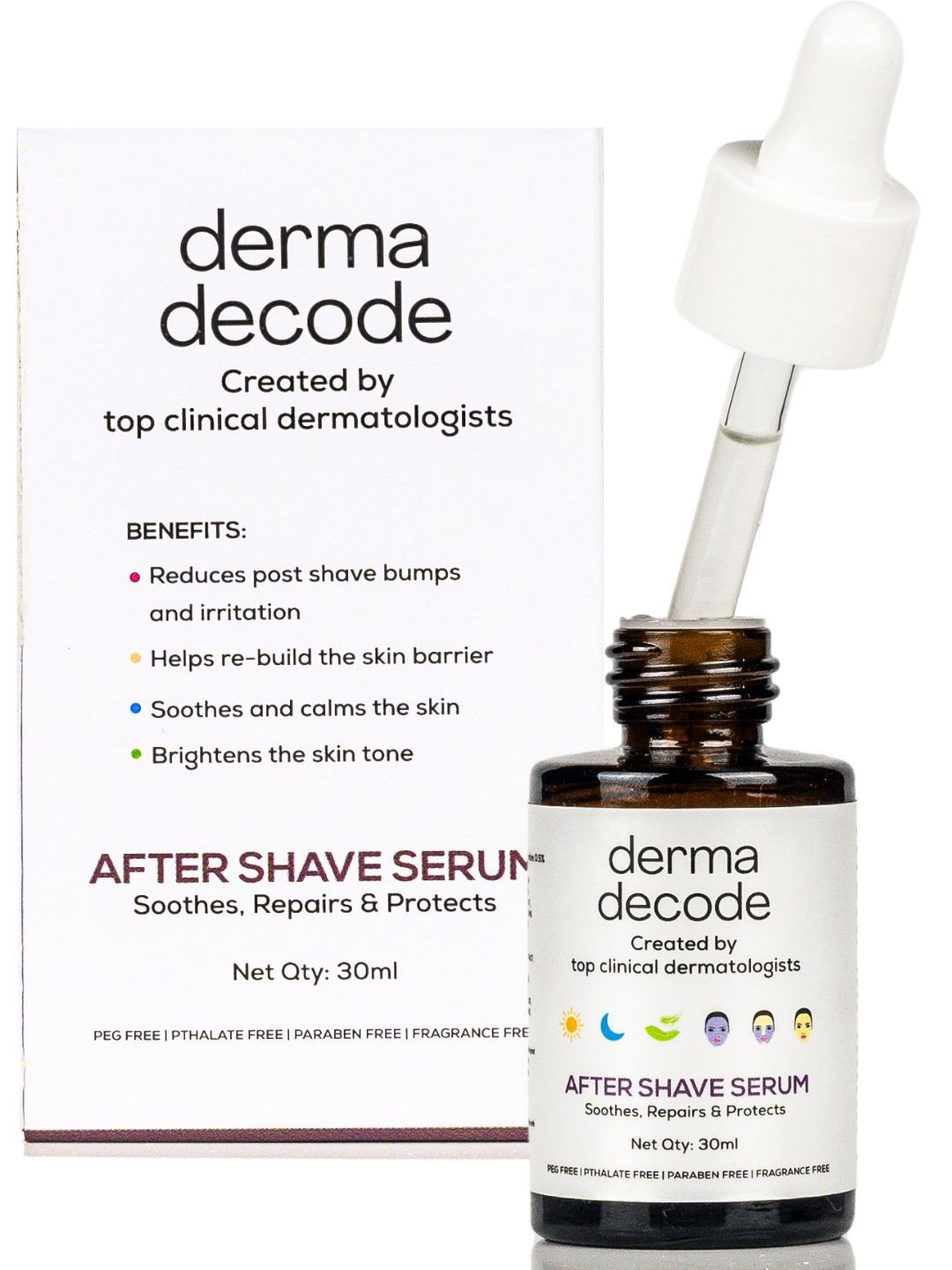 derma decode Brightening & Pigmentation Reducing After Shave Serum- 30ml