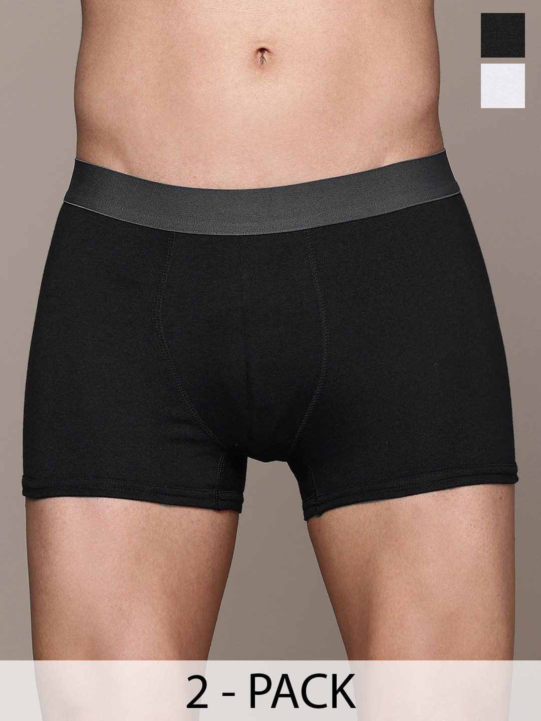 The Roadster Lifestyle Co Pack of 2 Trunk RD-MT-100-BK-WH-2-Black & White