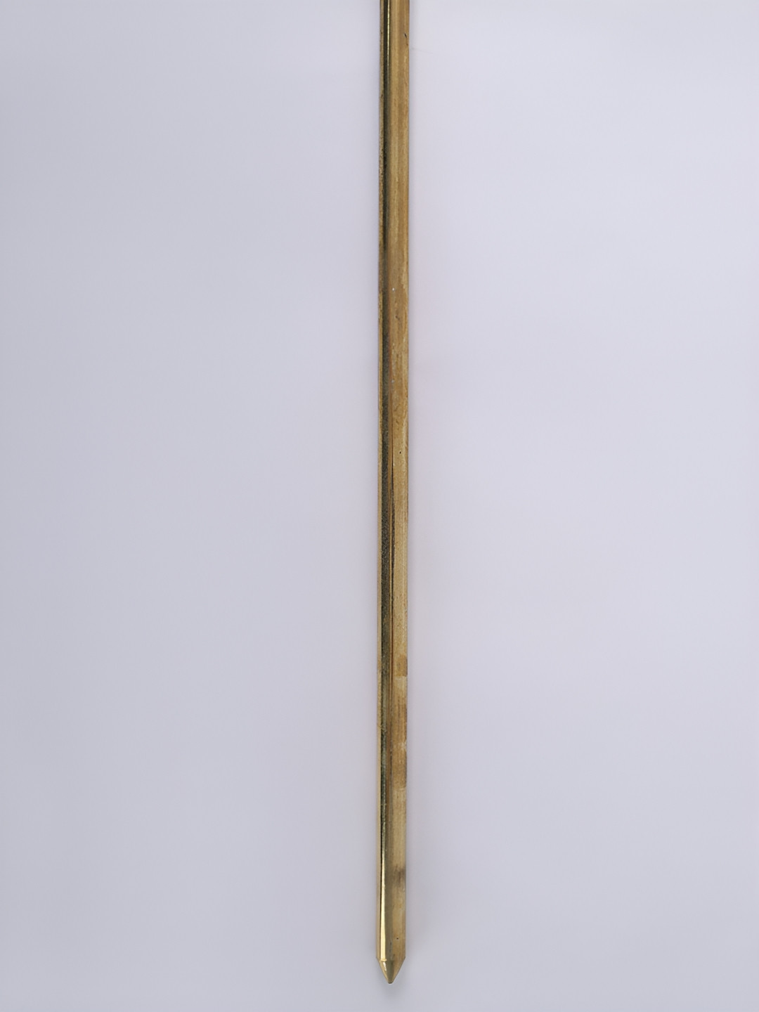 Exotic India Seval Kodi Flag Of Lord Murugan Gold Brass Metallic Living Room Extra Large Showpiece - 41.7 Inches