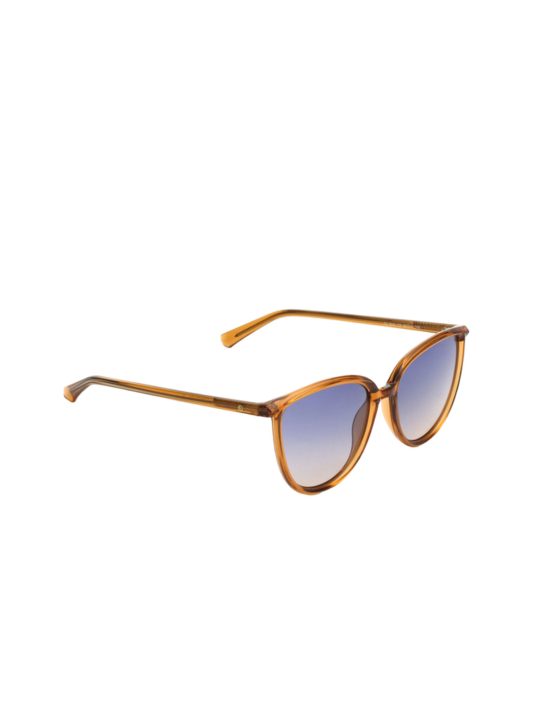 French Connection Women Cateye Sunglasses with UV Protected Lens FC 7631 C3 S-Brown
