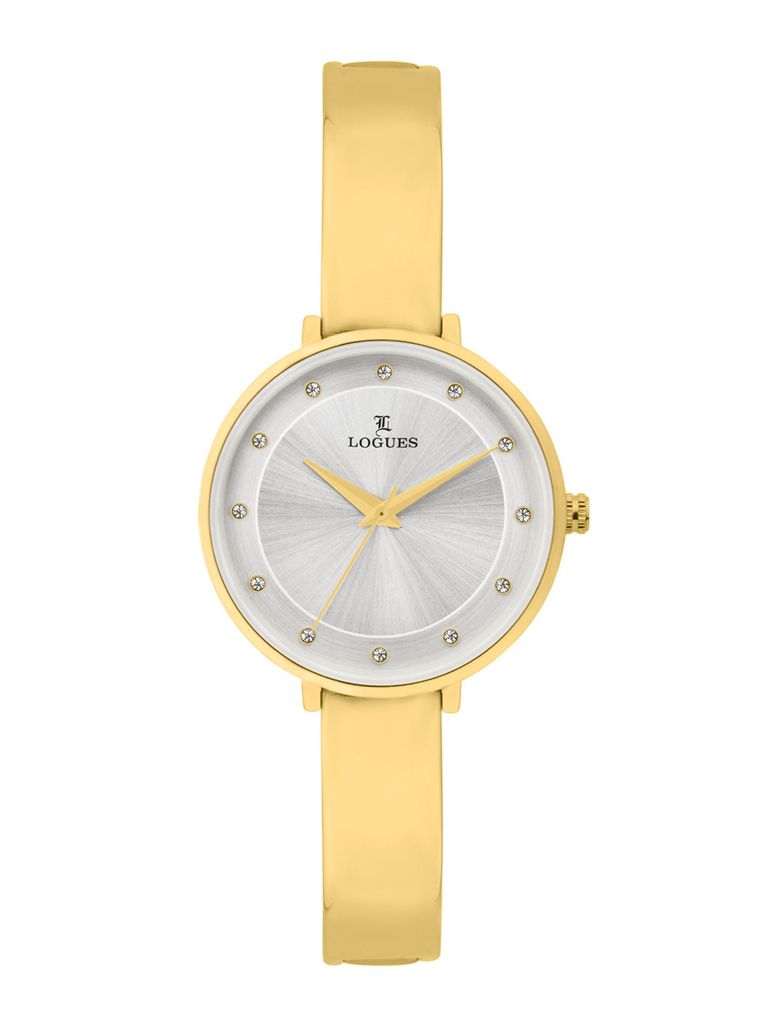 L LOGUES Women Brass Dial & Bracelet Style Straps Analogue Watch L 6179 YM-02