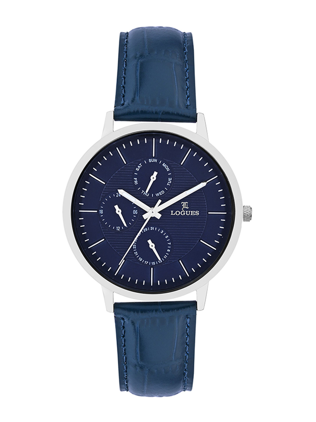 L LOGUES Men Brass Dial & Leather Straps Analogue Watch G 1967 SL-04