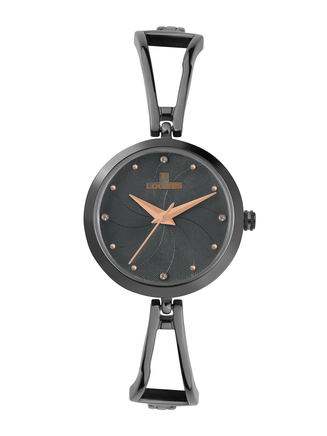 L LOGUES Women Brass Dial & Bracelet Style Straps Analogue Watch L E-710 QM-27
