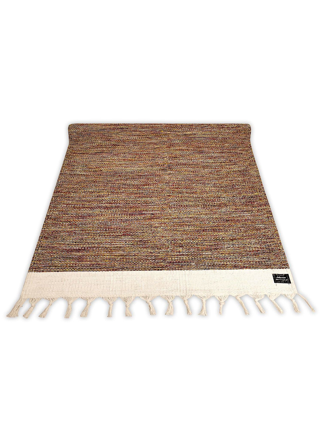 STRAUSS Brown Cotton Anti-Slip Yoga Mat