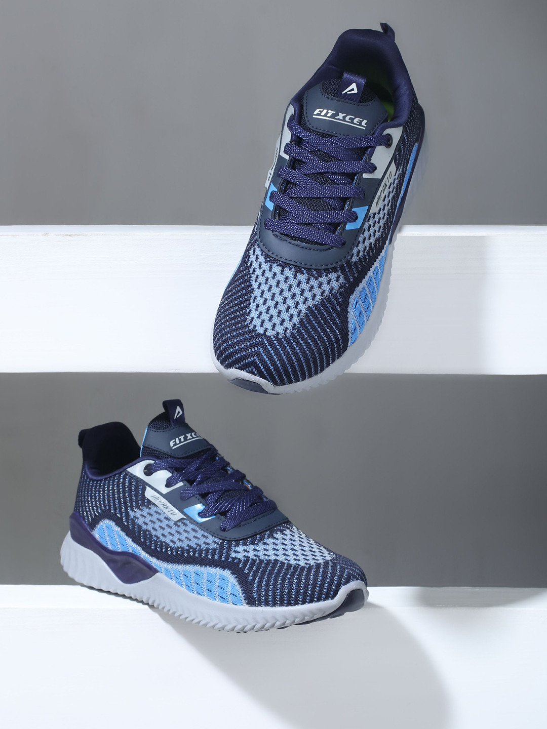 IMPAKTO Men Aqua Rush Lace-Up Running Shoes