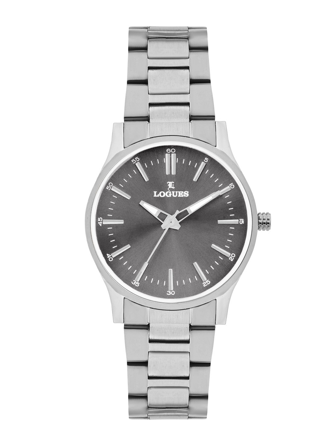 L LOGUES Men Brass Dial & Bracelet Style Straps Analogue Watch G E-458 SM-27