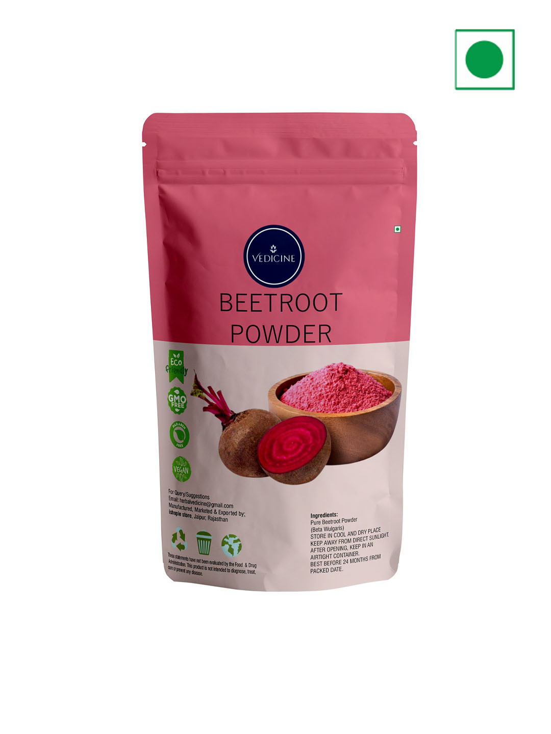 VEDICINE Beetroot Powder Face Pack 500 g