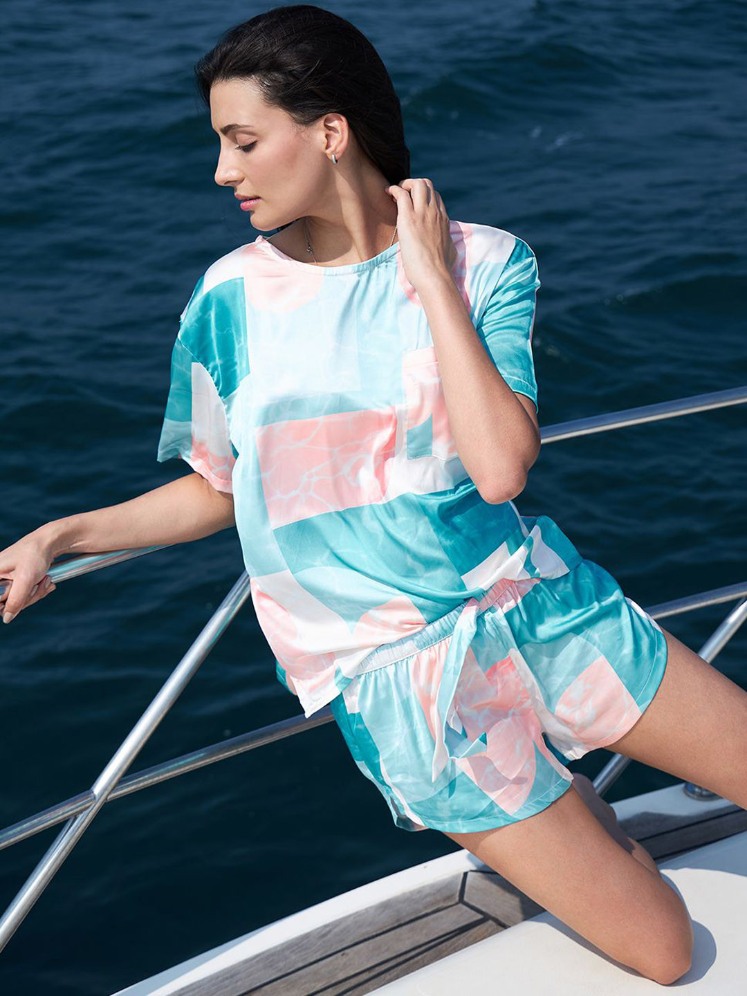 Sweet Dreams Silky Tee Set