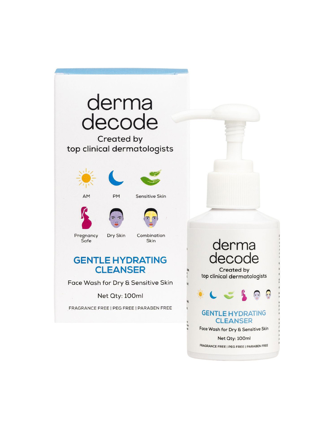 derma decode Gentle Hydrating Cleanser Face Wash -100ml