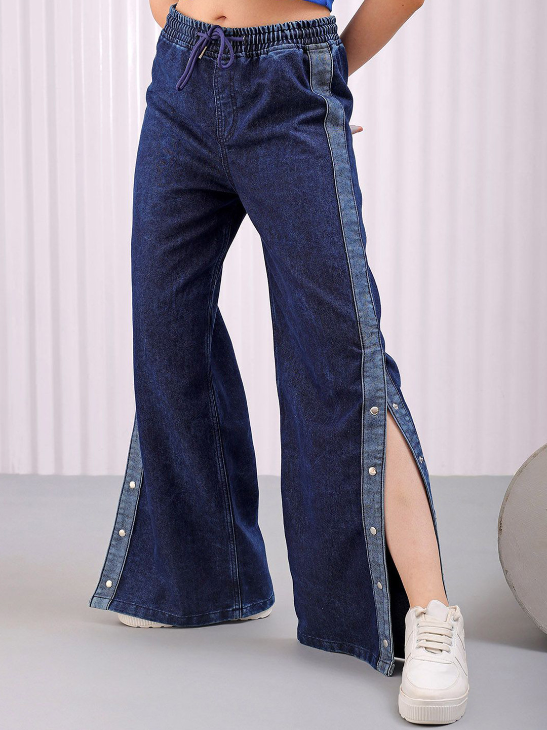 Freehand by The Indian Garage Co Women Flared High-Rise Jeans