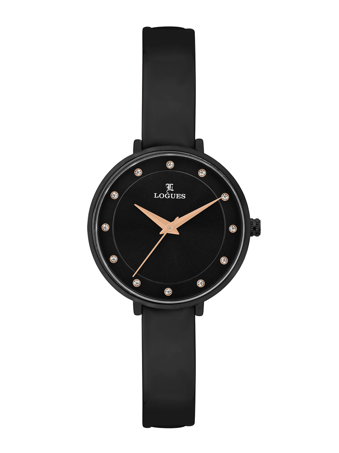 L LOGUES Women Brass Dial & Bracelet Style Straps Analogue Watch L 6179 NM-03