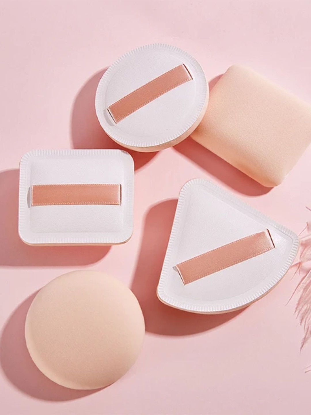 RANORE Set Of 3 Powder Puff - Beige