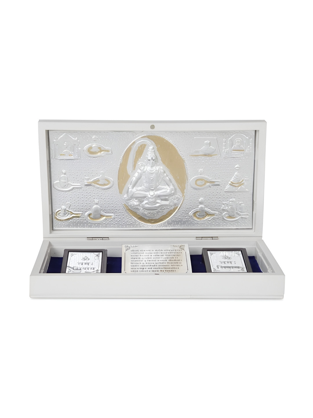 INTERNATIONAL GIFT Silver Toned Metal Charan Paduka