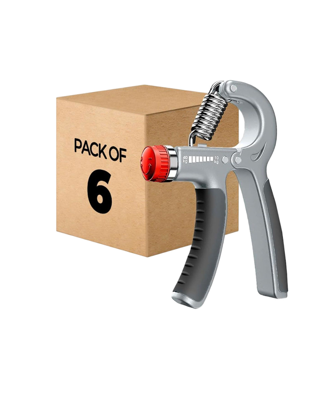 STRAUSS Pack Of 6 Adjustable Hand Grip With Smart Counter