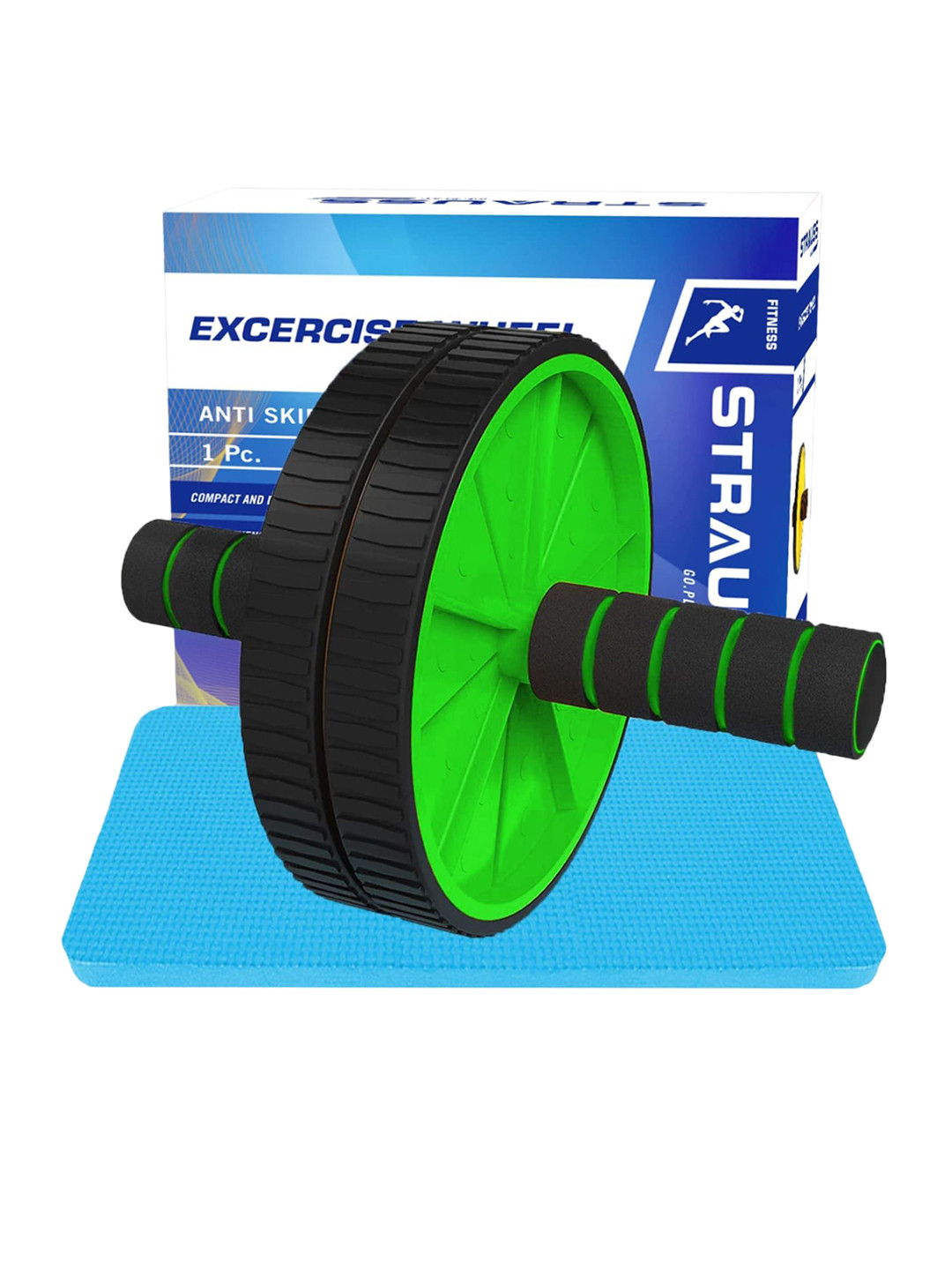 STRAUSS Double Wheel Ab & Exercise Roller