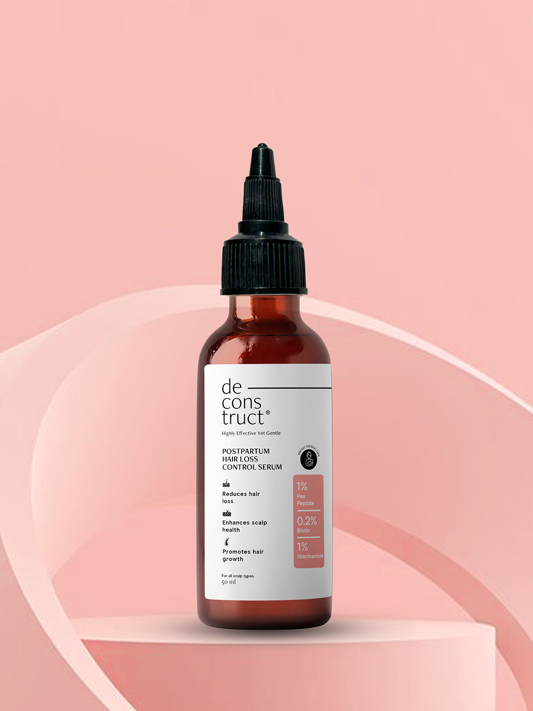 deconstruct Postpartum Hair Loss Control Serum With 1% Pea Peptide - 50ml