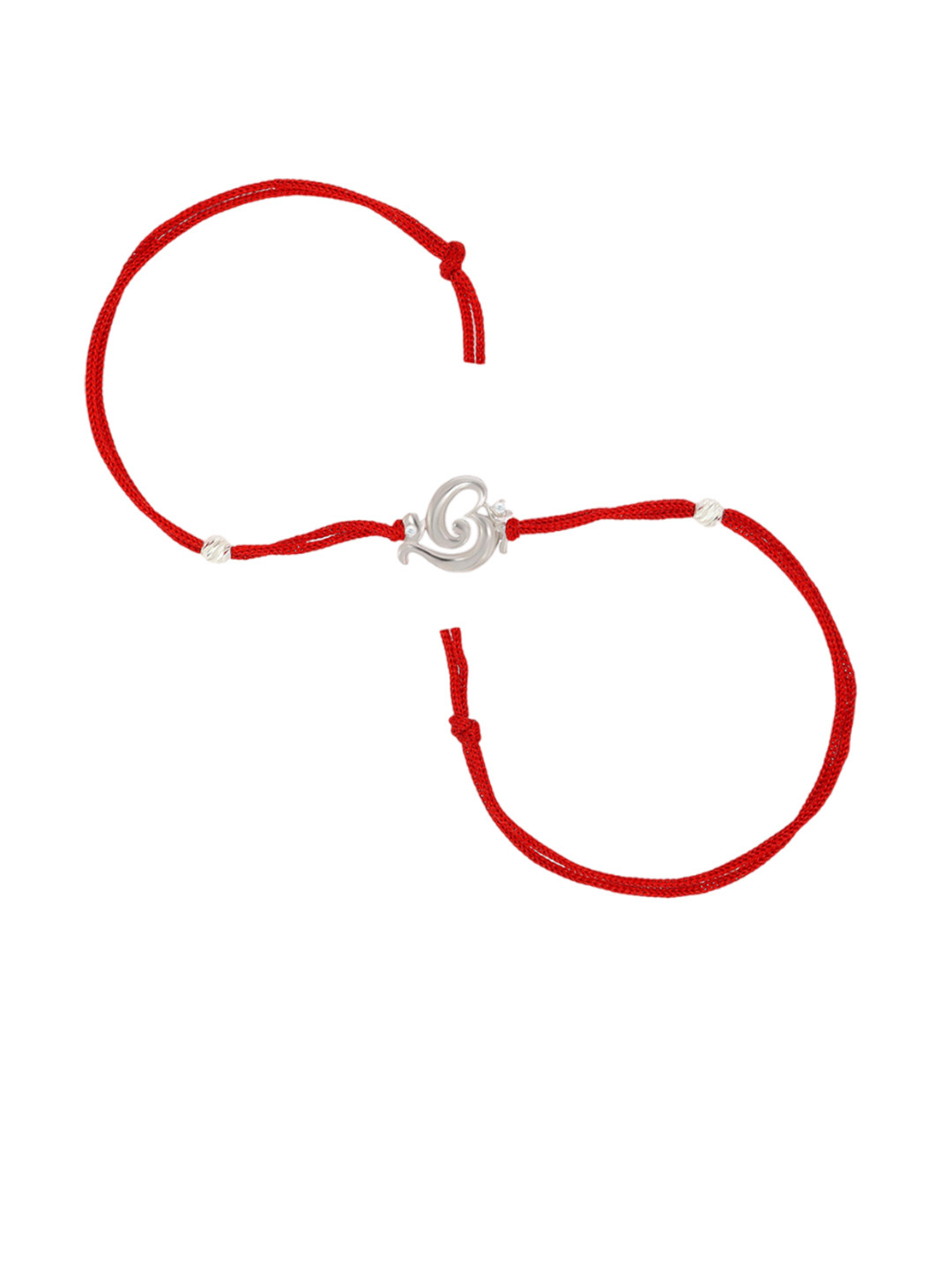 BHIMA Jewels 925 Sterling Silver Stylish Om Rakhi