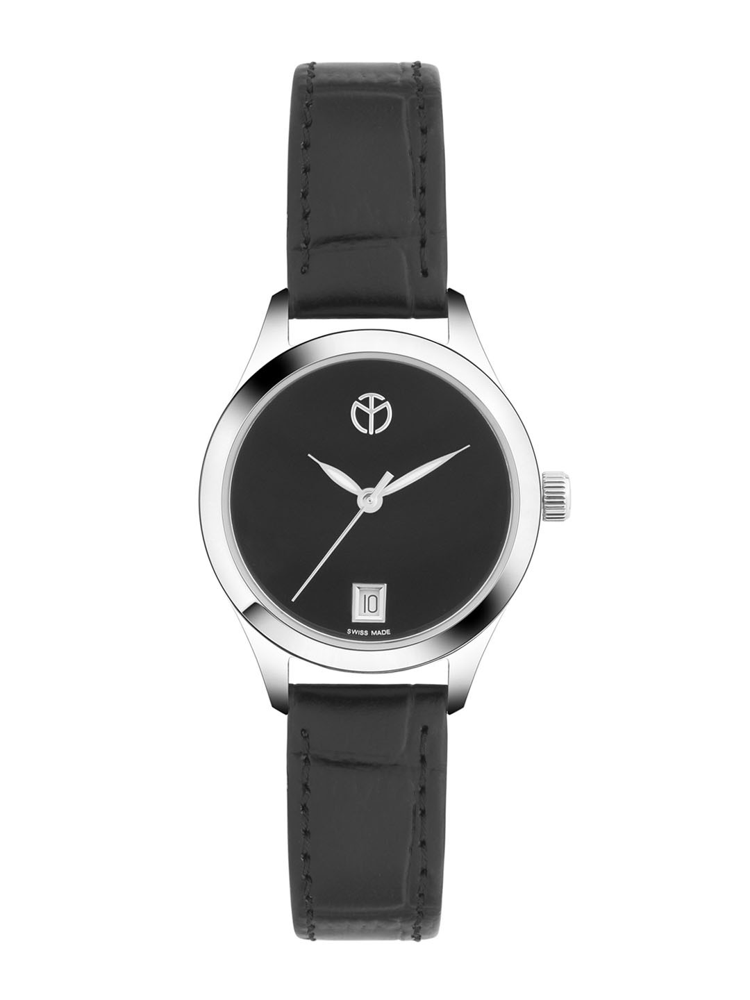 Mathey-Tissot Women Siwss Made Urban Leather Watch - D411NM