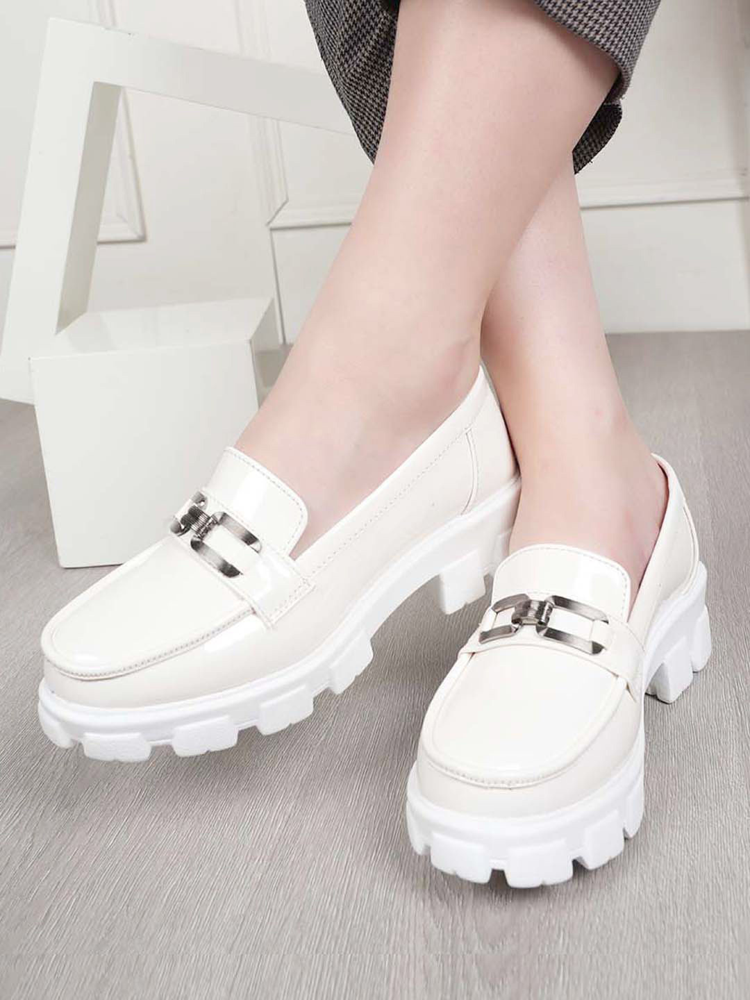 DressBerry Women Patent Leather Loafers