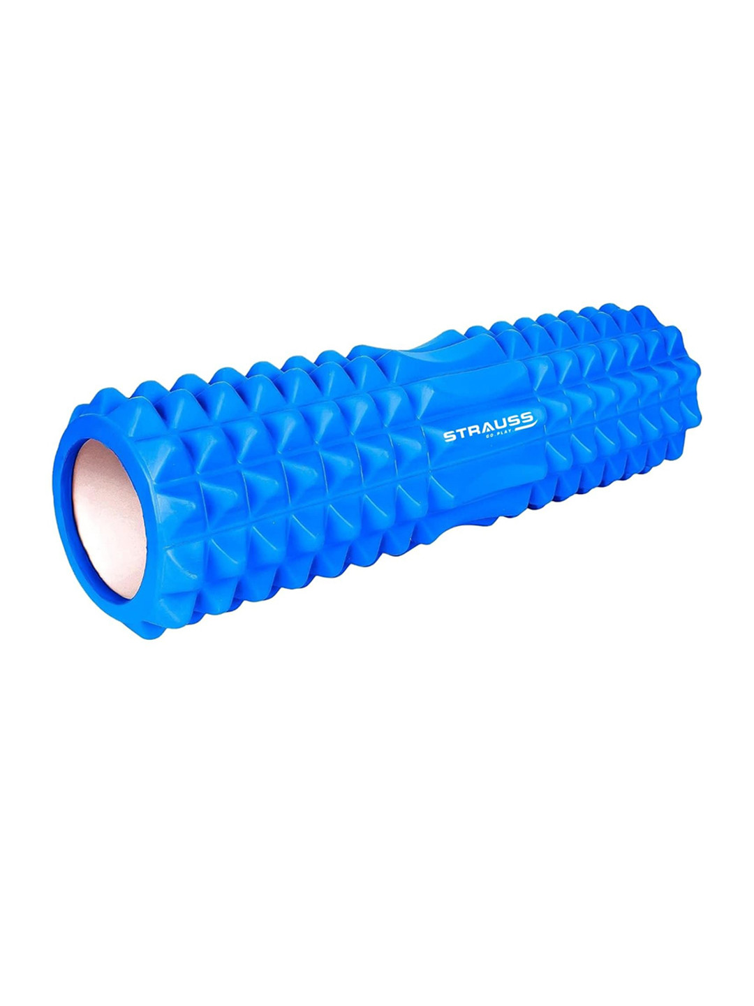 STRAUSS Blue Grid Foam Roller For Relieve Muscle Tightness & Inflammation