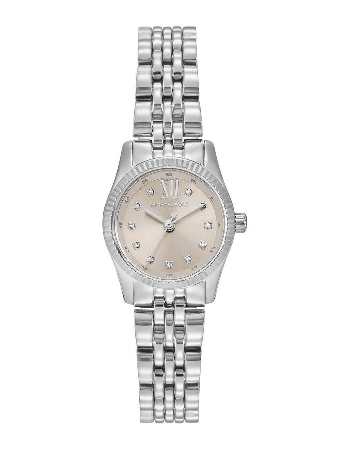 Michael Kors Women Embellished Dial & Stainless Steel Straps Analogue Watch AK_MK4843
