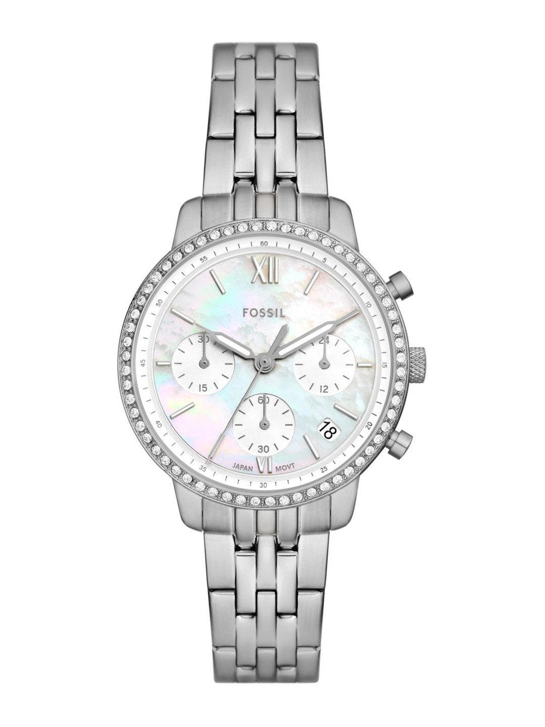 Fossil Women Dial & Stainless Steel Straps Analogue Watch AK_ES5357