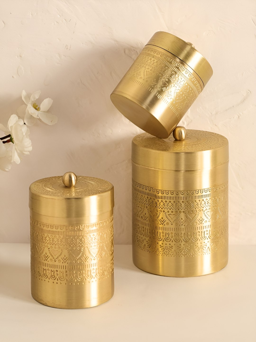 Peepul Tree 3 Pieces  Containers With Lid