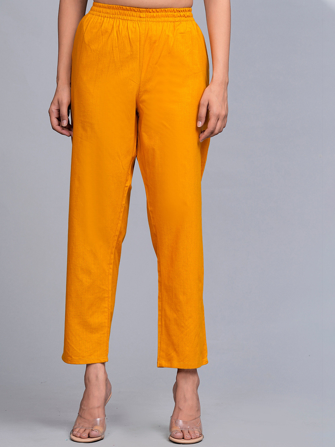 Chaukas Women Pleated Trousers