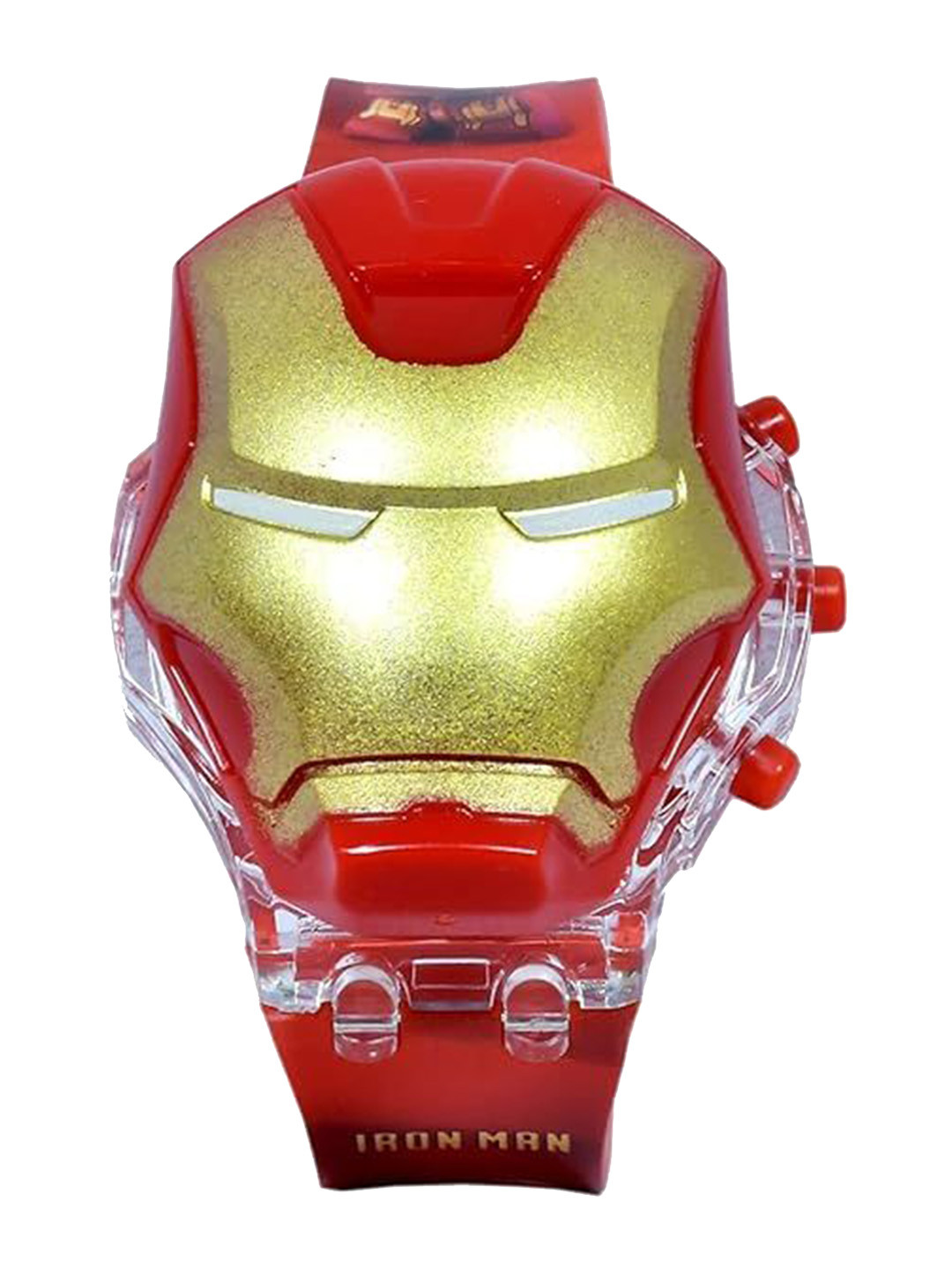 SWADESI STUFF Unisex Kids Printed Dial & Straps Digital Multi Function Automatic Watch 3D IRONMAN