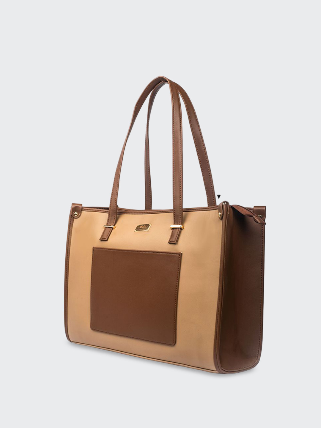 Strokes by Namrata Mehta PU Structured Tote Bag